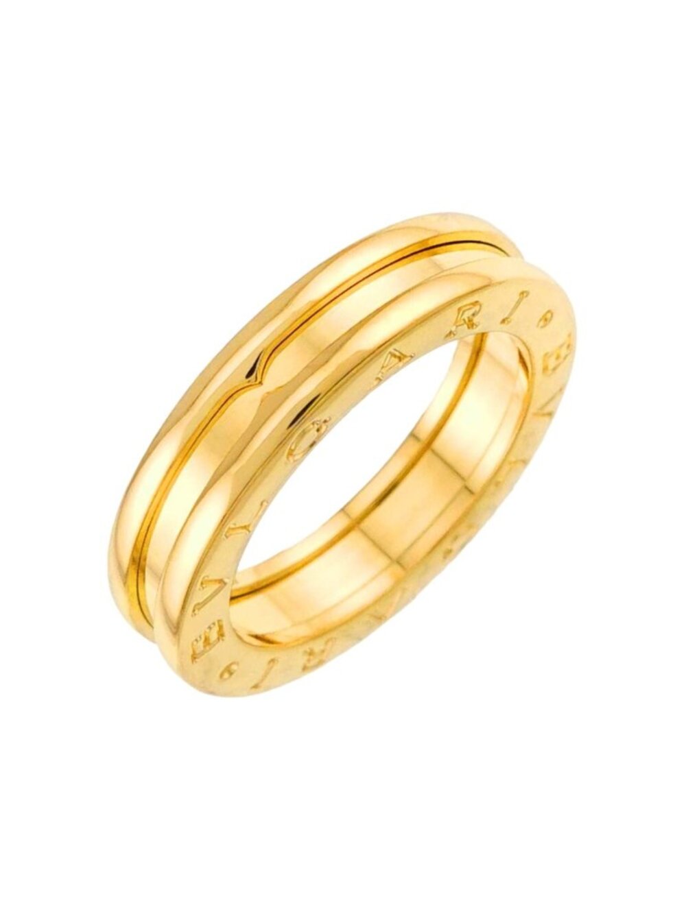 Bvlgari B.zero1 Band 52 Ring 18k Yellow Gold 750